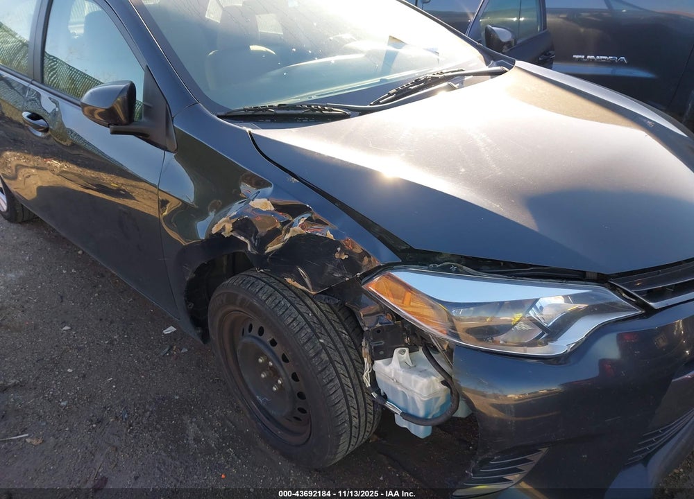 2016 TOYOTA COROLLA LE VIN: 5YFBURHE8GP514048