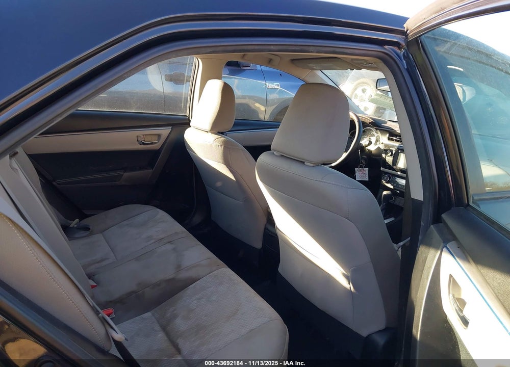 2016 TOYOTA COROLLA LE VIN: 5YFBURHE8GP514048