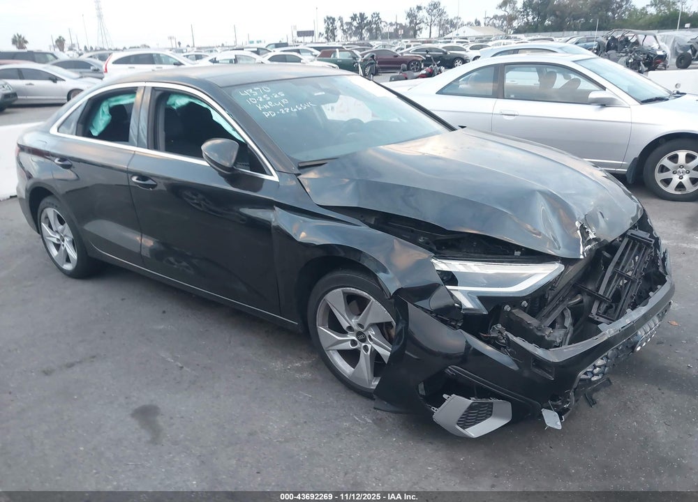 2023 AUDI A3 PREMIUM 40 TFSI FRONT-WHEEL DRIVE S TRONIC VIN: WAUAUDGY1PA062942