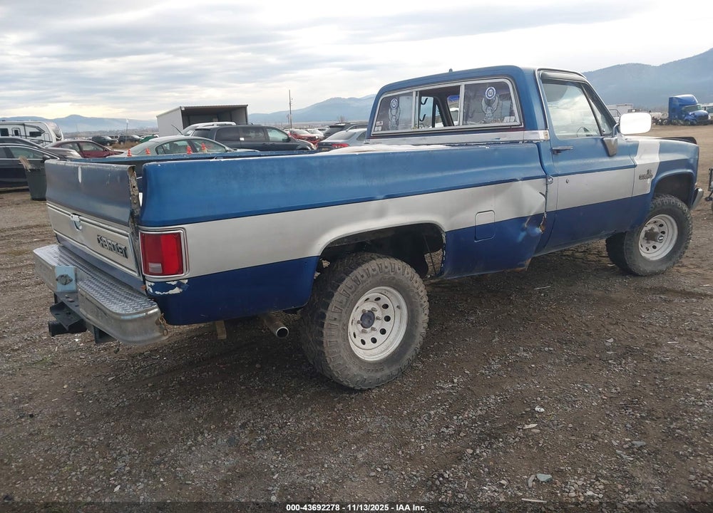1985 CHEVROLET K10 VIN: 1GCEK14H2FJ102666