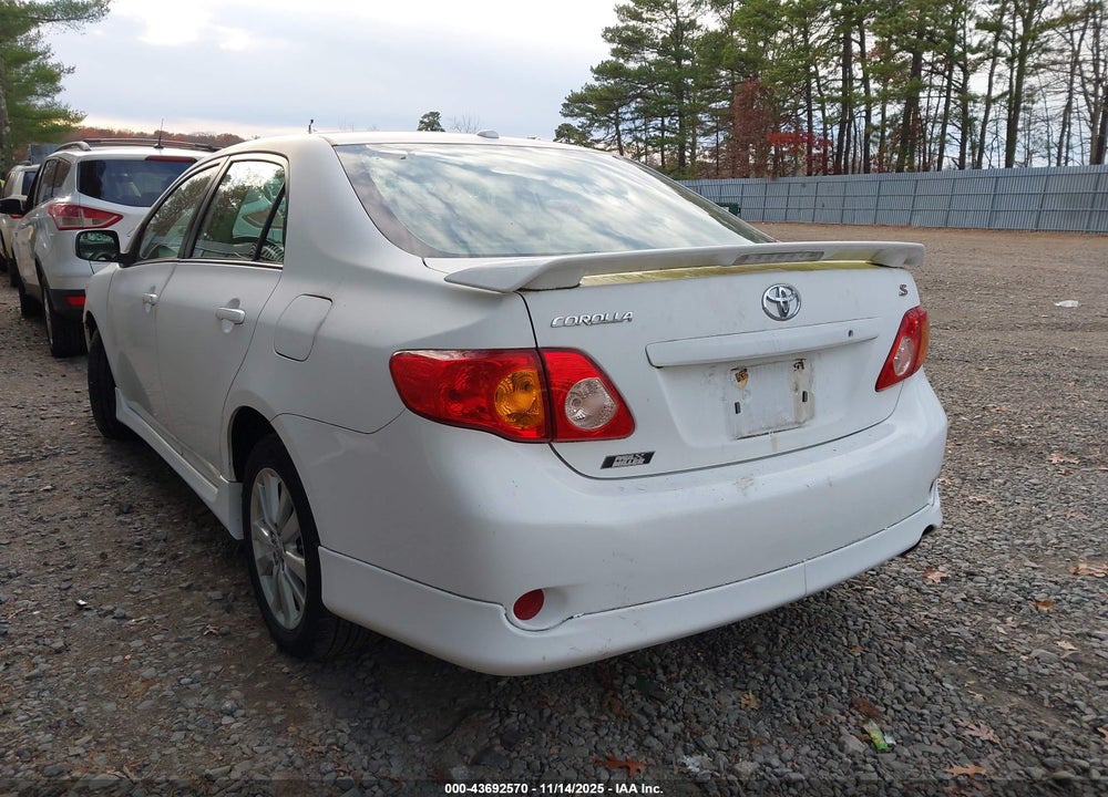 2009 TOYOTA COROLLA S VIN: 2T1BU40E09C070584