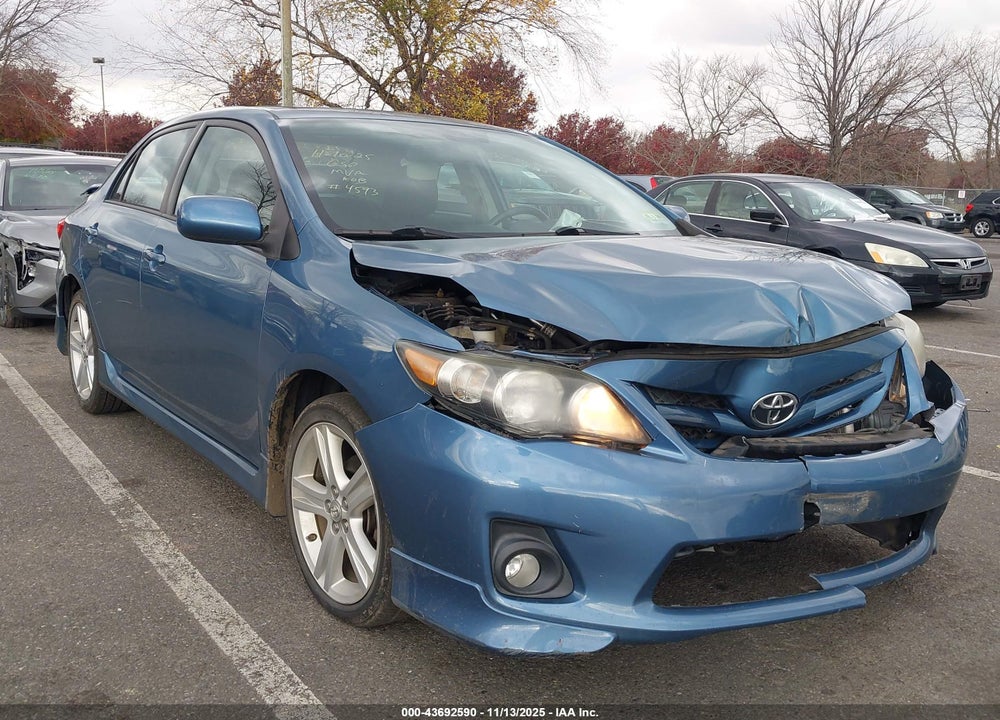 2013 TOYOTA COROLLA S VIN: 5YFBU4EE7DP124593