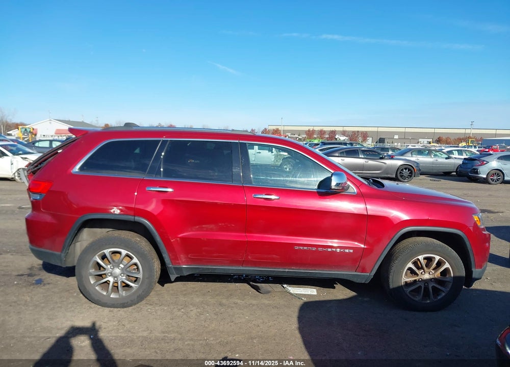 2014 JEEP GRAND CHEROKEE LIMITED VIN: 1C4RJFBG8EC162224