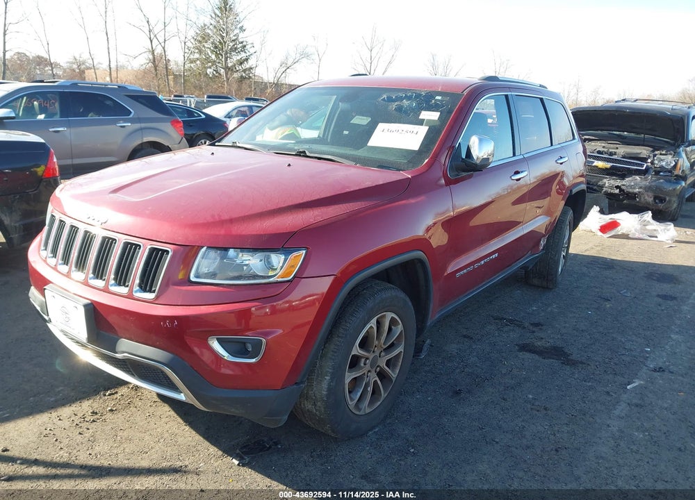 2014 JEEP GRAND CHEROKEE LIMITED VIN: 1C4RJFBG8EC162224