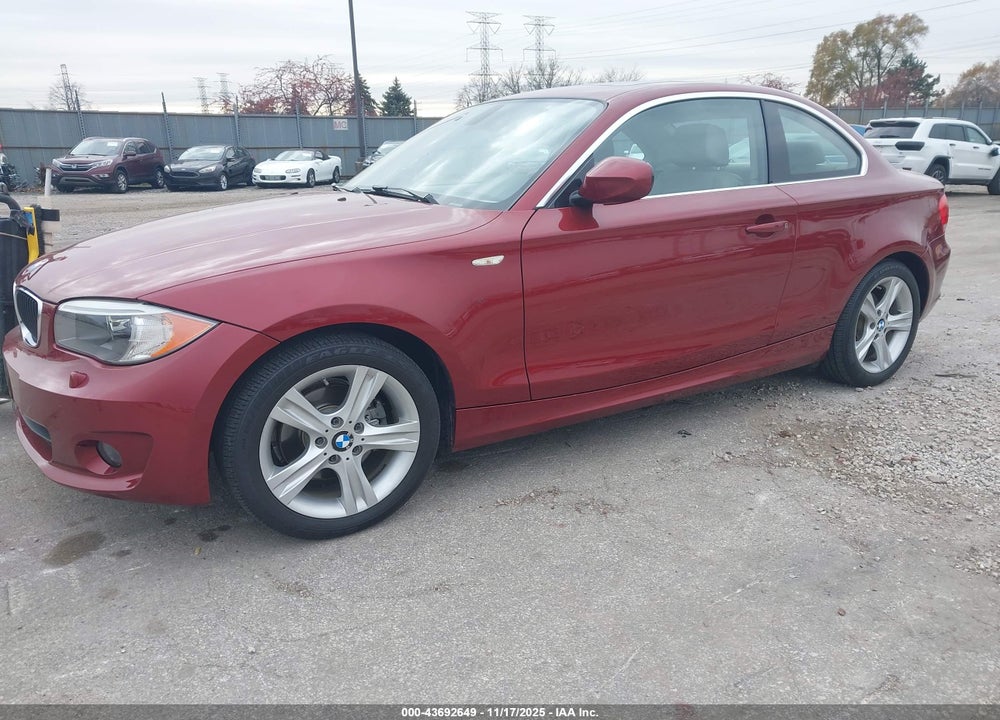2012 BMW 1 SERIES VIN: WBAUP7C55CVP23991