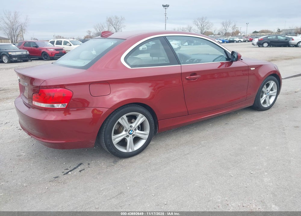 2012 BMW 1 SERIES VIN: WBAUP7C55CVP23991