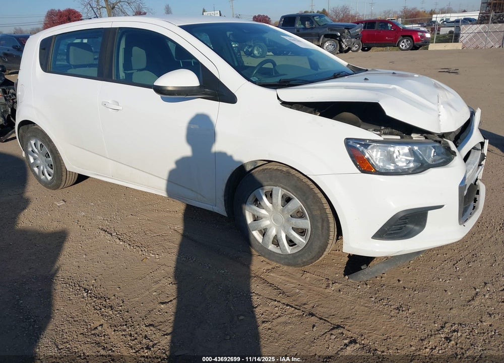 2020 CHEVROLET SONIC FWD  1FL 5-DOOR VIN: 1G1JG6SB4L4125770