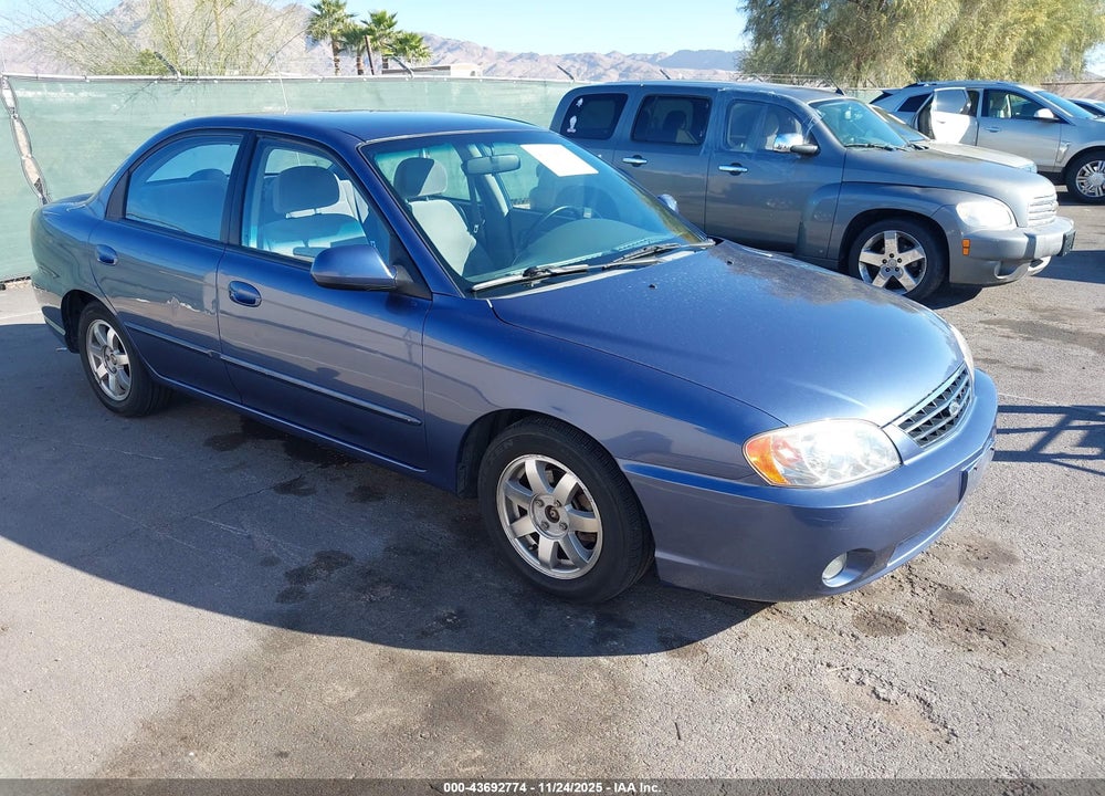 2002 KIA SPECTRA LS VIN: KNAFB121225190970