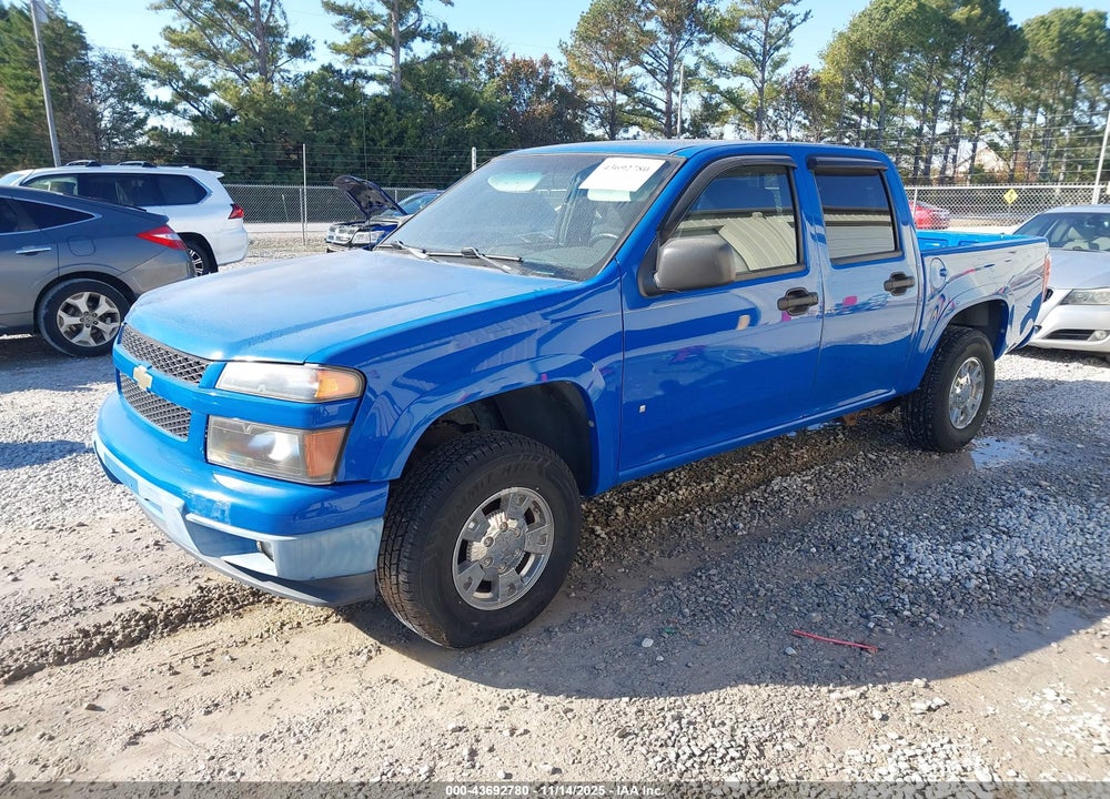 2007 CHEVROLET COLORADO VIN: 1GCDT13EX78138906