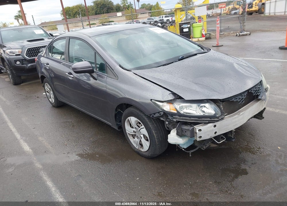 2015 HONDA CIVIC LX VIN: 19XFB2F54FE704334