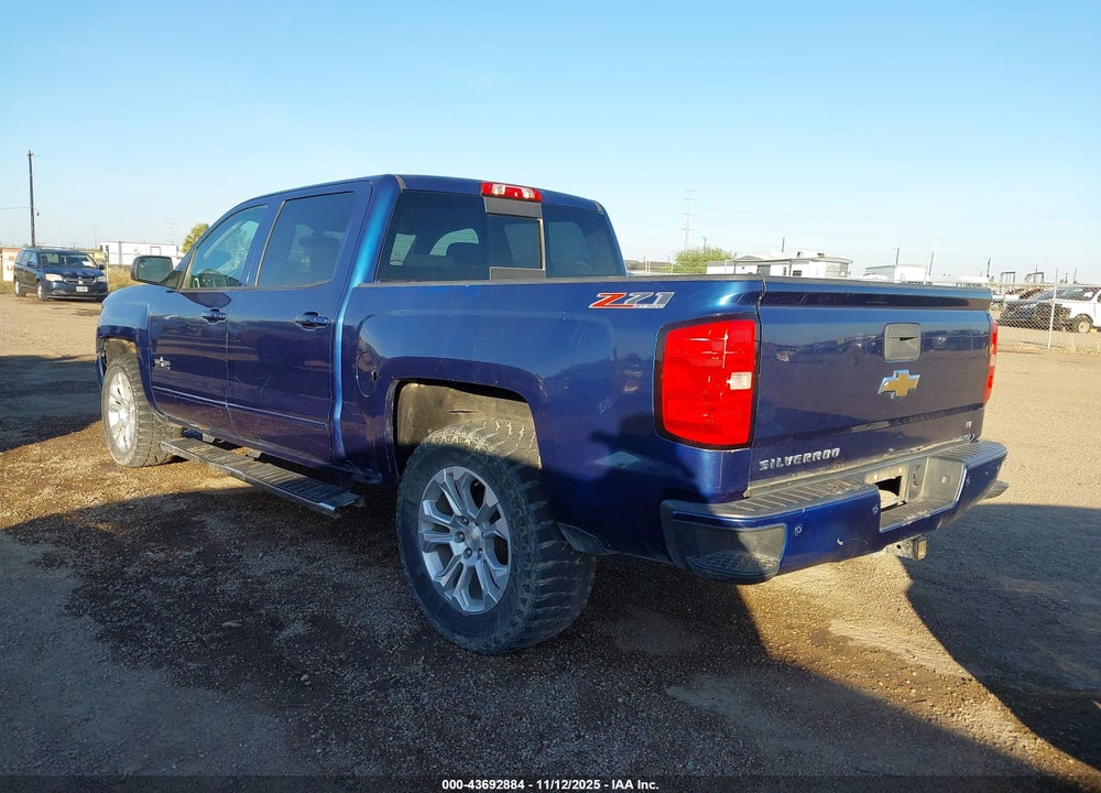 2017 CHEVROLET SILVERADO 1500 2LT VIN: 3GCUKREC1HG464781