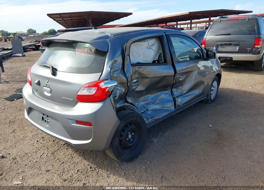 2019 MITSUBISHI MIRAGE ES VIN: ML32A3HJ7KH005708