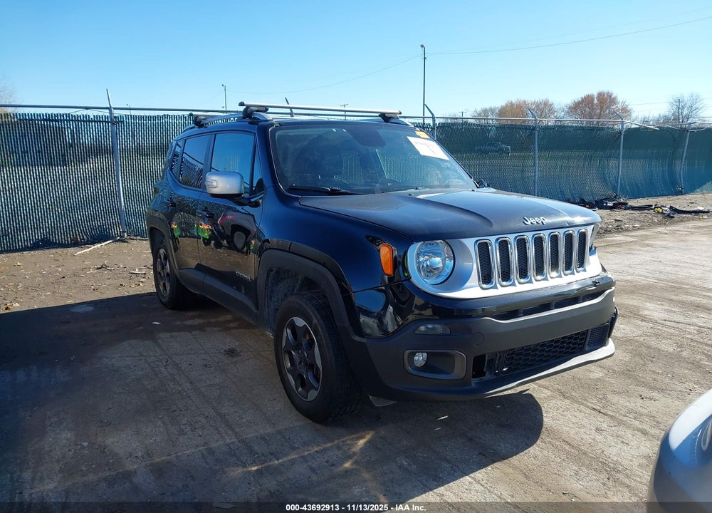 2018 JEEP RENEGADE LIMITED 4X4 VIN: ZACCJBDB1JPJ15751