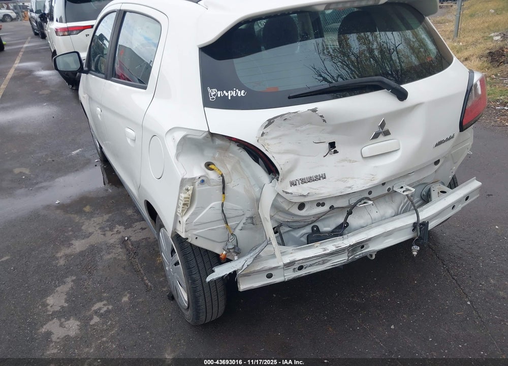 2019 MITSUBISHI MIRAGE ES/RF VIN: ML32A3HJ8KH001117