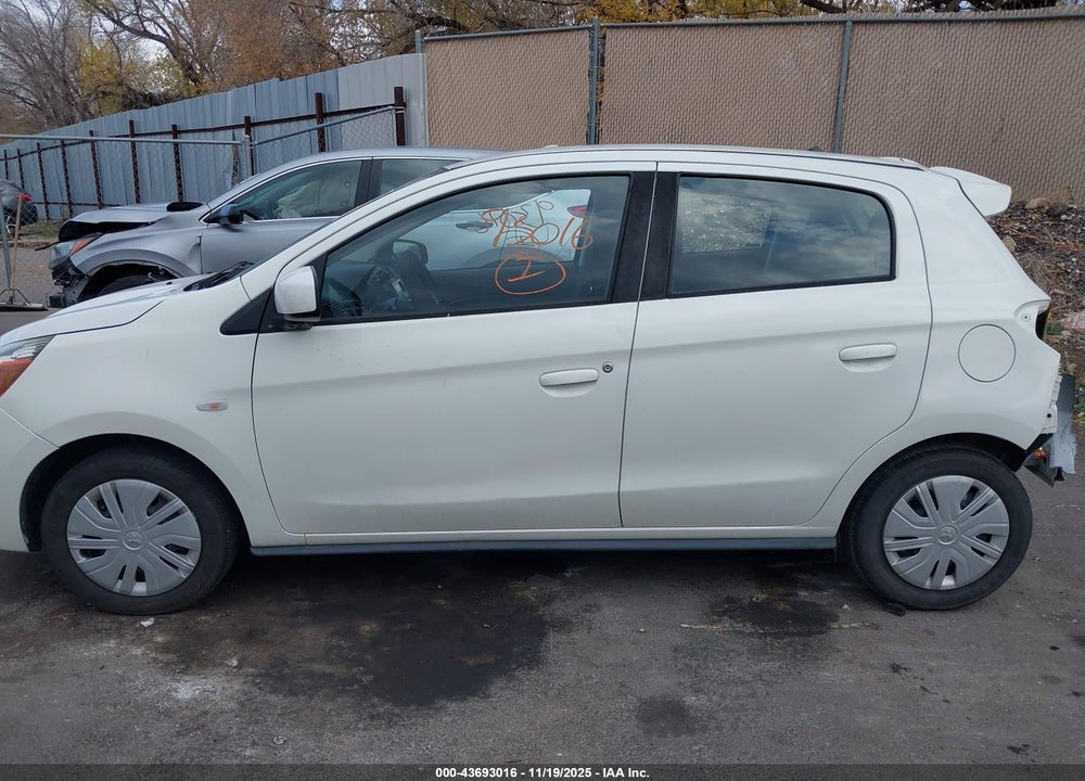 2019 MITSUBISHI MIRAGE ES/RF VIN: ML32A3HJ8KH001117