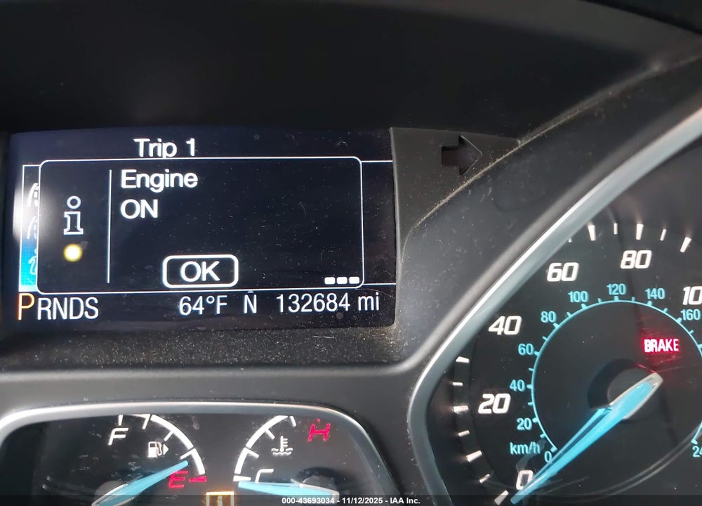 2013 FORD FOCUS TITANIUM VIN: 1FADP3J21DL280696