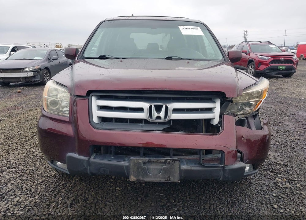 2007 HONDA PILOT EX-L VIN: 2HKYF18637H501509