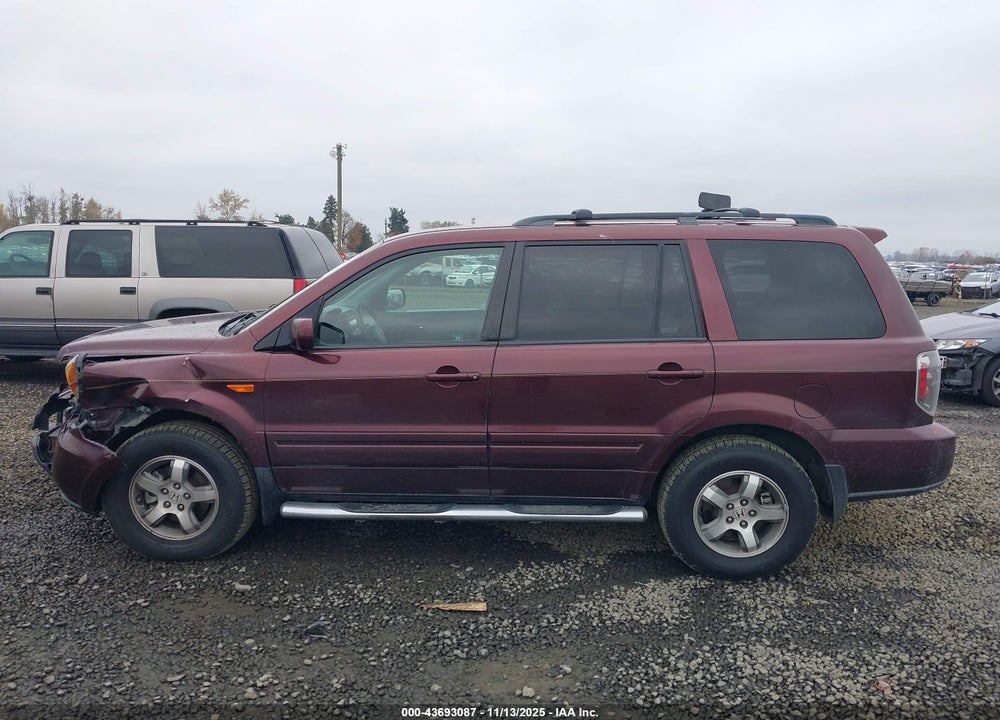 2007 HONDA PILOT EX-L VIN: 2HKYF18637H501509