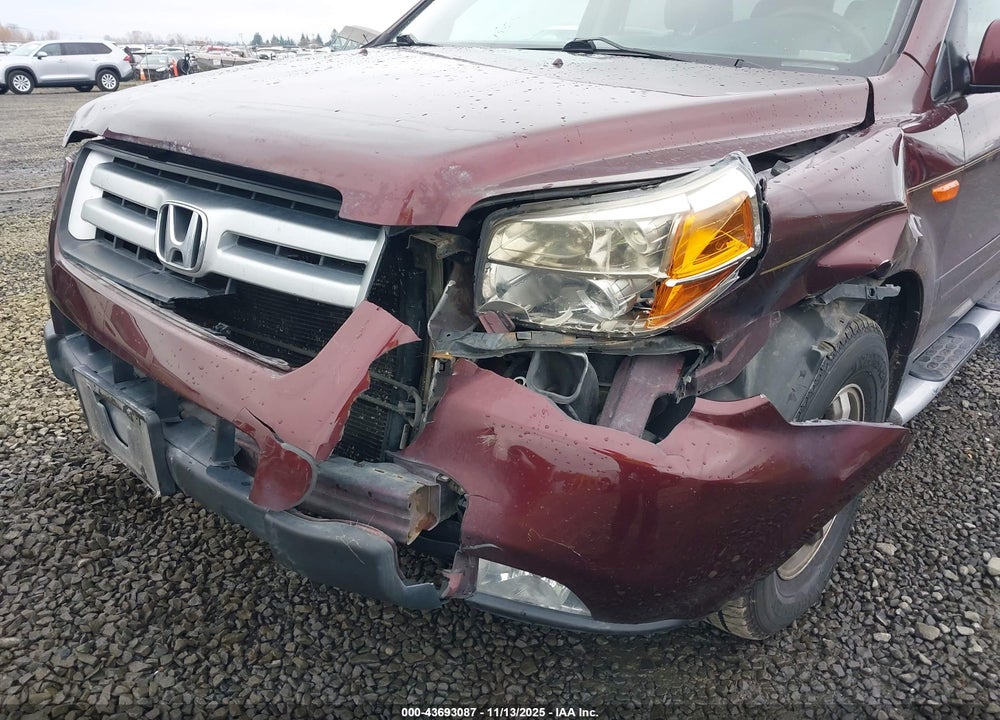 2007 HONDA PILOT EX-L VIN: 2HKYF18637H501509