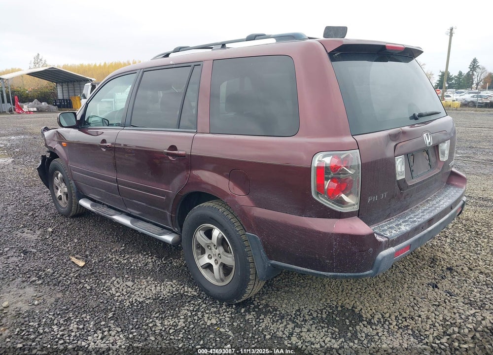 2007 HONDA PILOT EX-L VIN: 2HKYF18637H501509