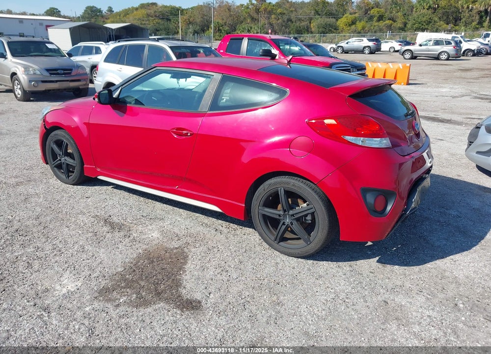 2013 HYUNDAI VELOSTER TURBO W/BLACK VIN: KMHTC6AEXDU146353