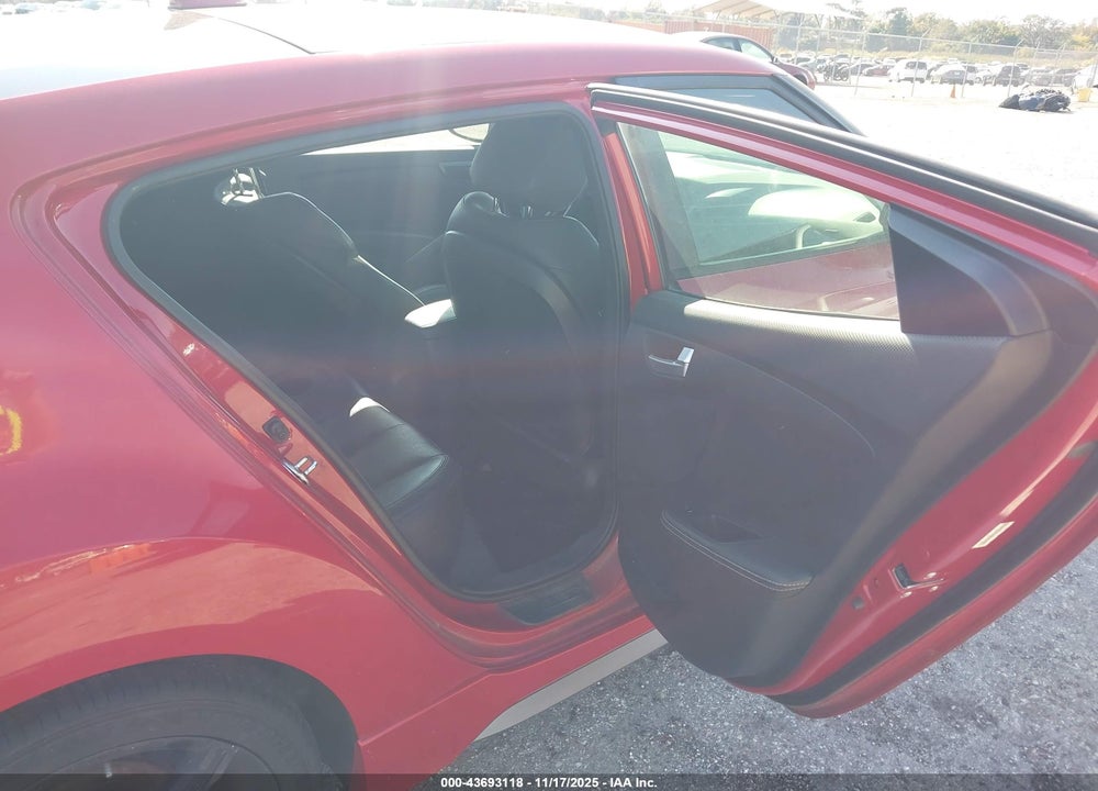 2013 HYUNDAI VELOSTER TURBO W/BLACK VIN: KMHTC6AEXDU146353