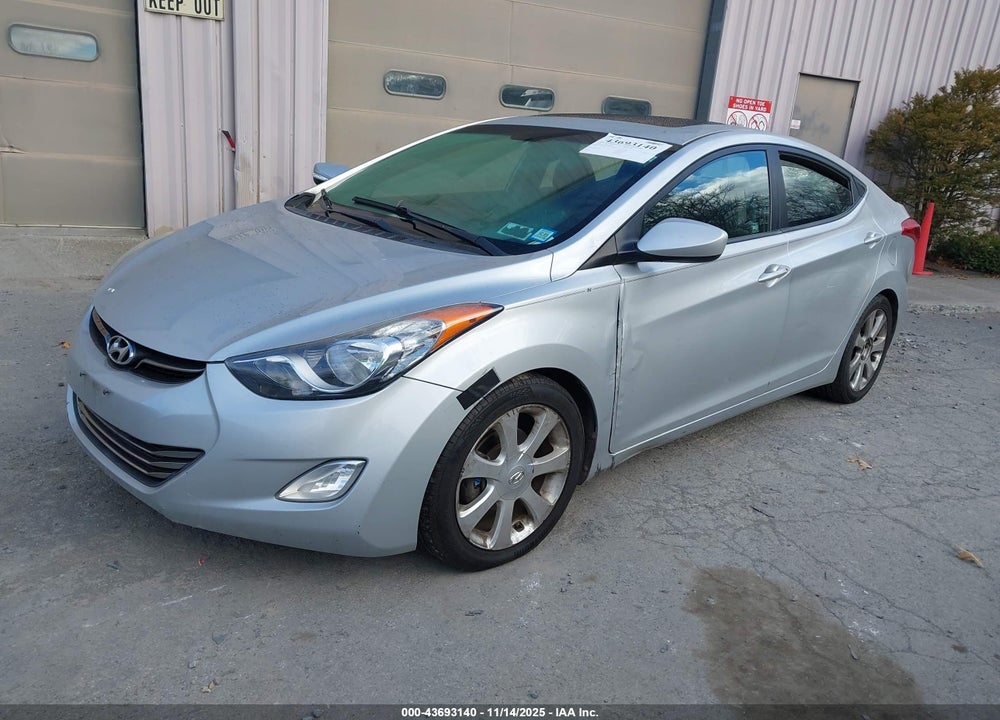 2013 HYUNDAI ELANTRA LIMITED VIN: 5NPDH4AE0DH208237