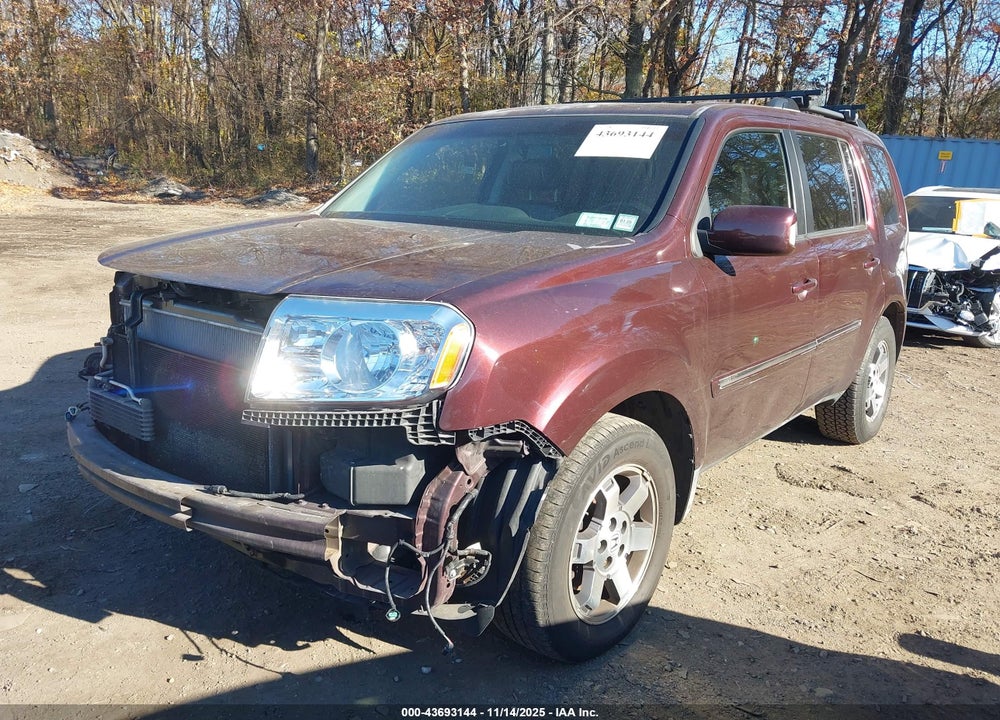 2010 HONDA PILOT TOURING VIN: 5FNYF4H89AB030653