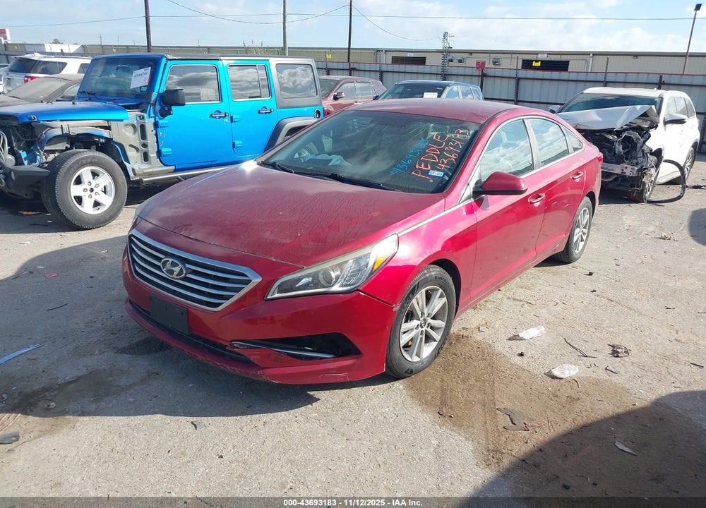 2015 HYUNDAI SONATA SE VIN: 5NPE24AF3FH204295