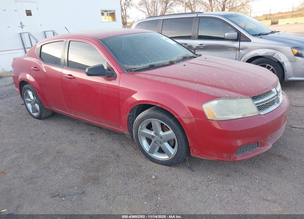 2013 DODGE AVENGER SE VIN: 1C3CDZAB6DN622296