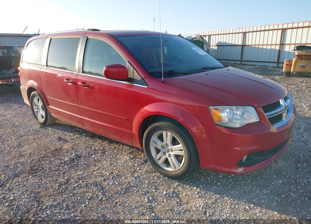 2012 DODGE GRAND CARAVAN CREW VIN: 2C4RDGDG1CR247100
