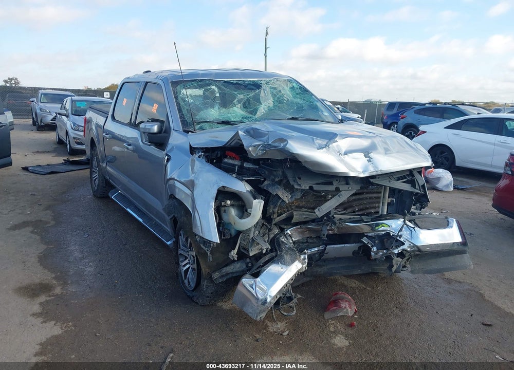 2022 FORD F-150 LARIAT VIN: 1FTFW1E52NFB24407
