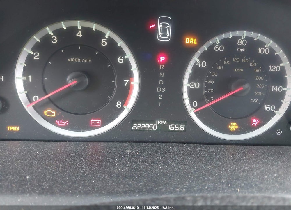 2009 HONDA ACCORD VIN: 1HGCP26399A156231