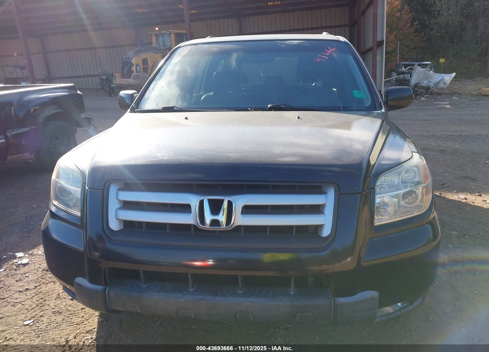 2007 HONDA PILOT EX-L VIN: 5FNYF28707B044753