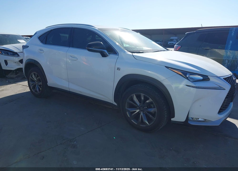 2016 LEXUS NX 200T F SPORT VIN: JTJYARBZXG2028304