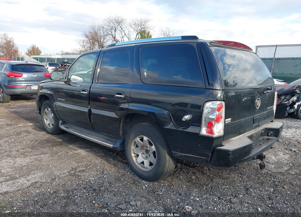 2002 CADILLAC ESCALADE STANDARD VIN: 1GYEK63N72R102723