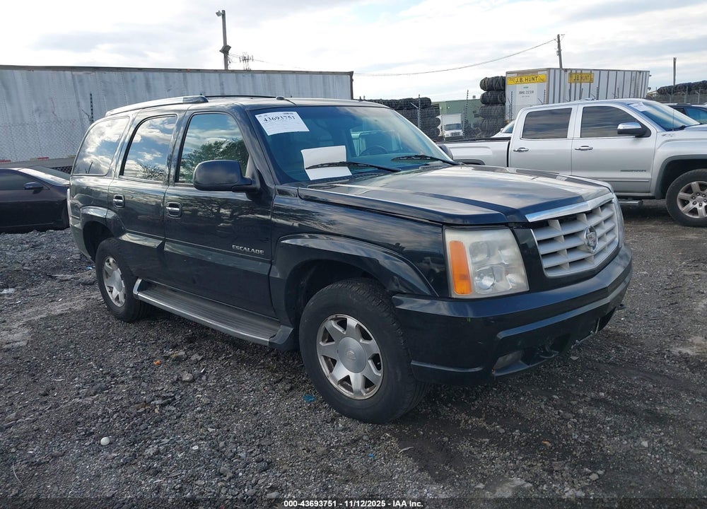 2002 CADILLAC ESCALADE STANDARD VIN: 1GYEK63N72R102723