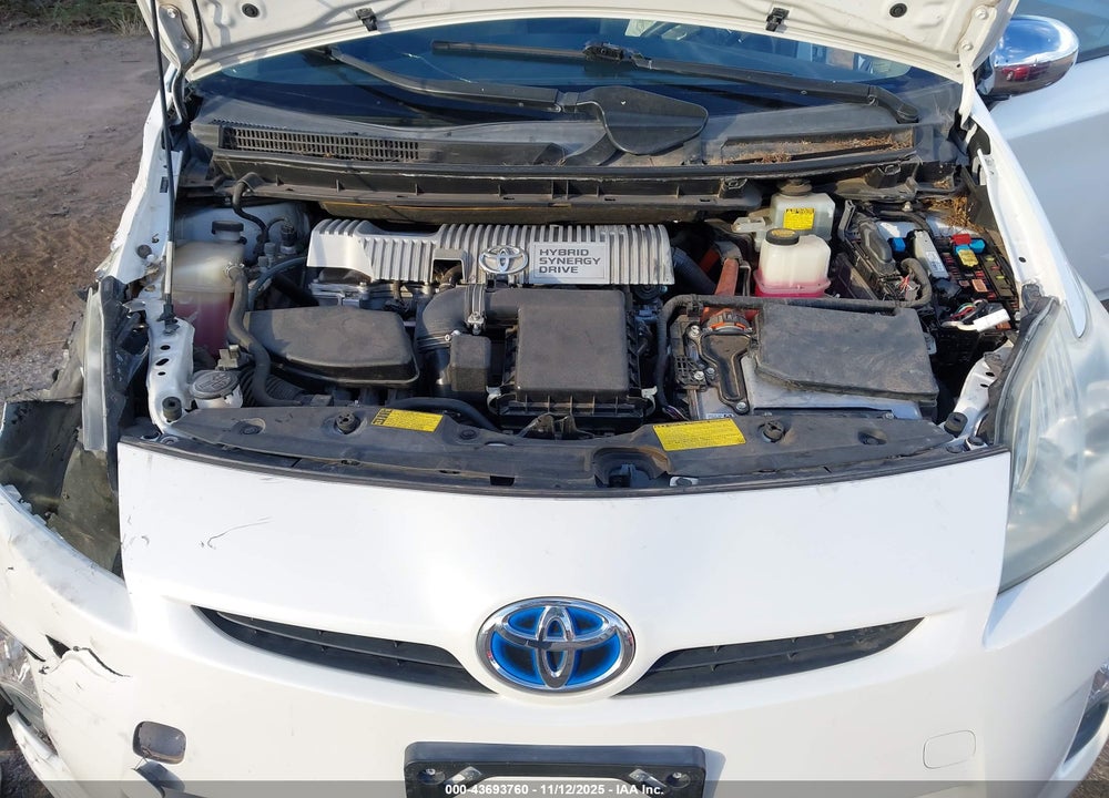 2011 TOYOTA PRIUS TWO VIN: JTDKN3DUXB5360908