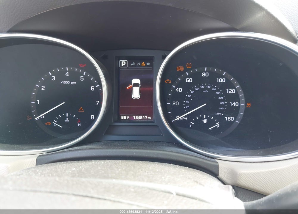 2017 HYUNDAI SANTA FE SE VIN: KM8SN4HF9HU248631