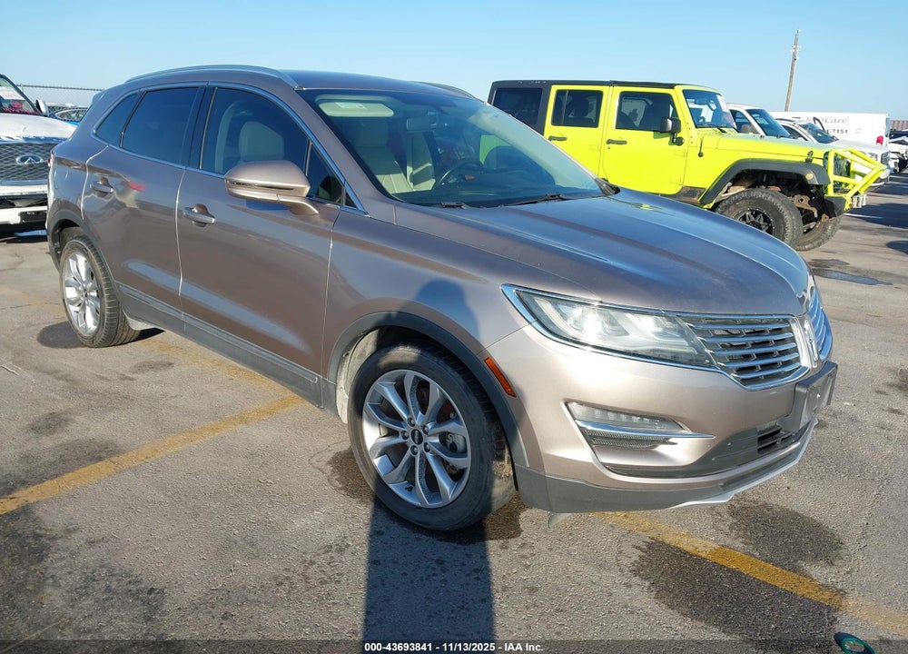 2018 LINCOLN MKC SELECT VIN: 5LMCJ2C97JUL22332