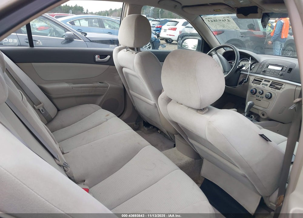 2008 HYUNDAI SONATA GLS VIN: 5NPET46C18H304474
