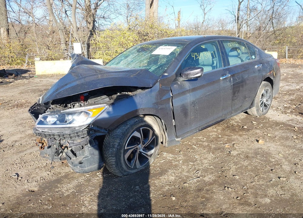 2016 HONDA ACCORD LX VIN: 1HGCR2F46GA127737
