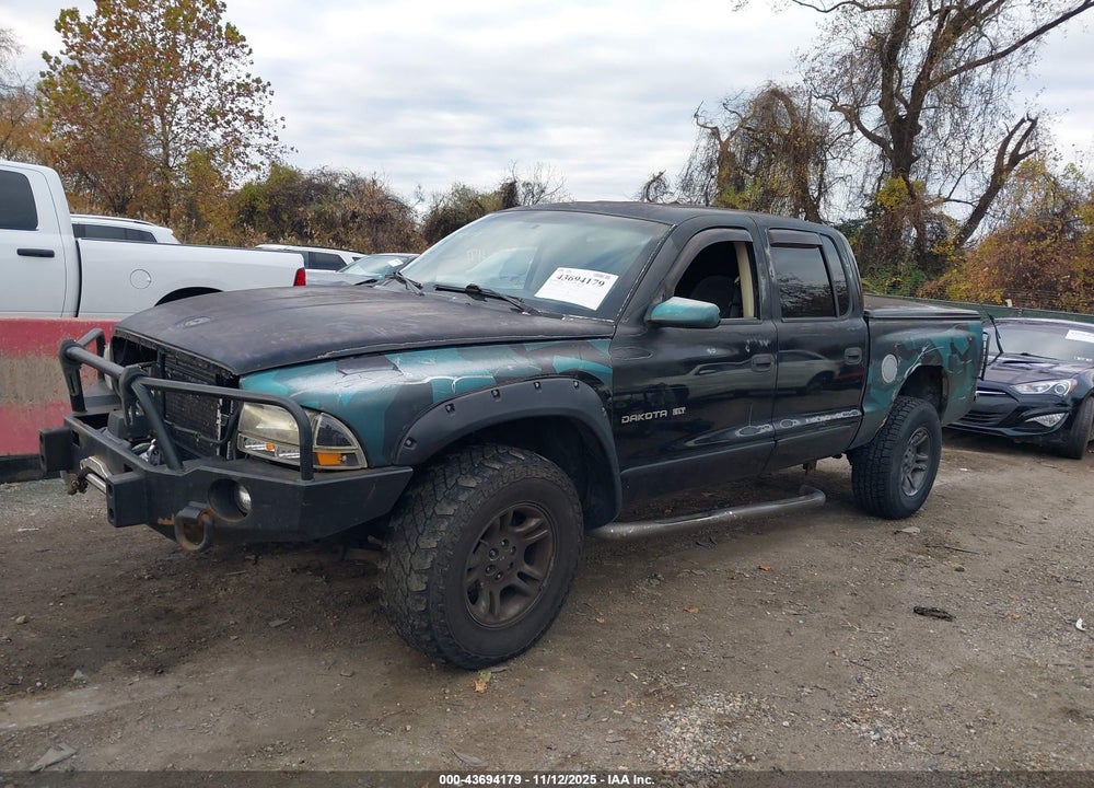 2002 DODGE DAKOTA SLT VIN: 1B7HG48N52S618315