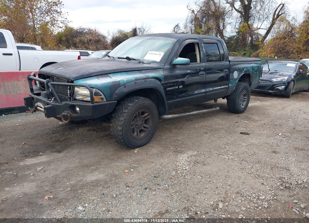 2002 DODGE DAKOTA SLT VIN: 1B7HG48N52S618315
