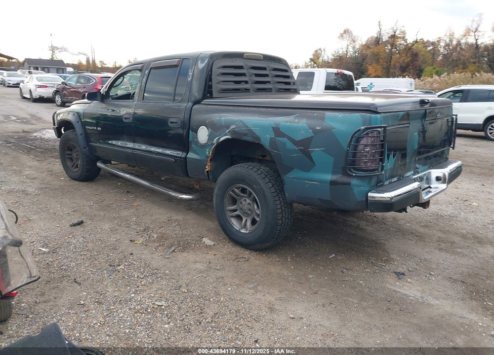 2002 DODGE DAKOTA SLT VIN: 1B7HG48N52S618315