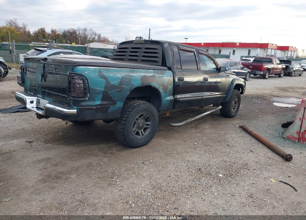 2002 DODGE DAKOTA SLT VIN: 1B7HG48N52S618315
