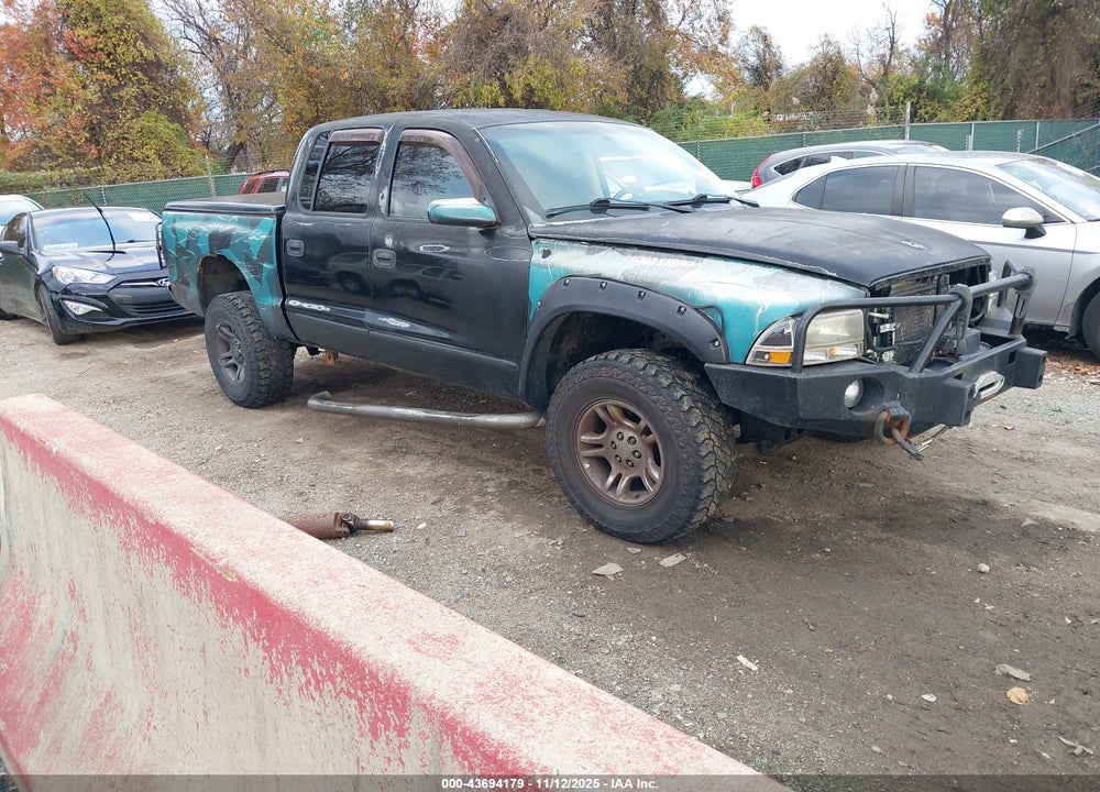 2002 DODGE DAKOTA SLT VIN: 1B7HG48N52S618315