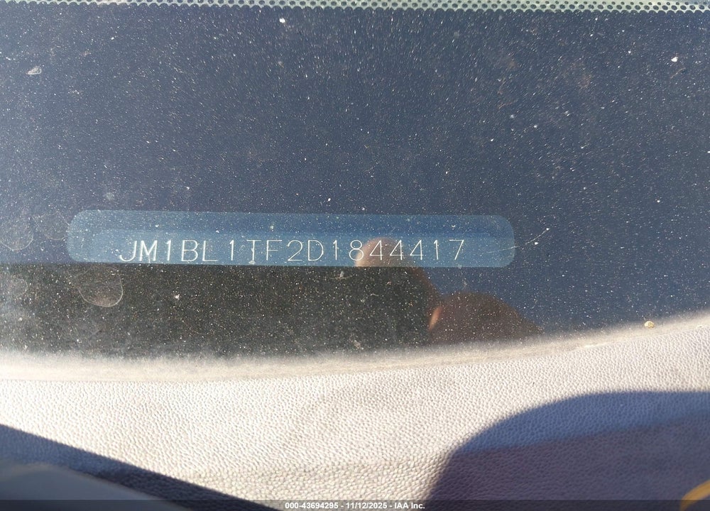 2013 MAZDA 3 I SV VIN: JM1BL1TF2D1844417