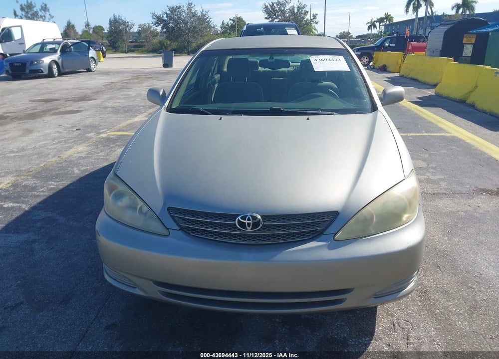 2002 TOYOTA CAMRY LE VIN: 4T1BE32K12U025328