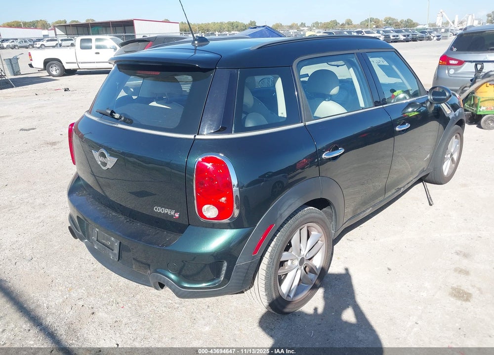 2012 MINI COOPER S COUNTRYMAN VIN: WMWZC5C56CWM11856